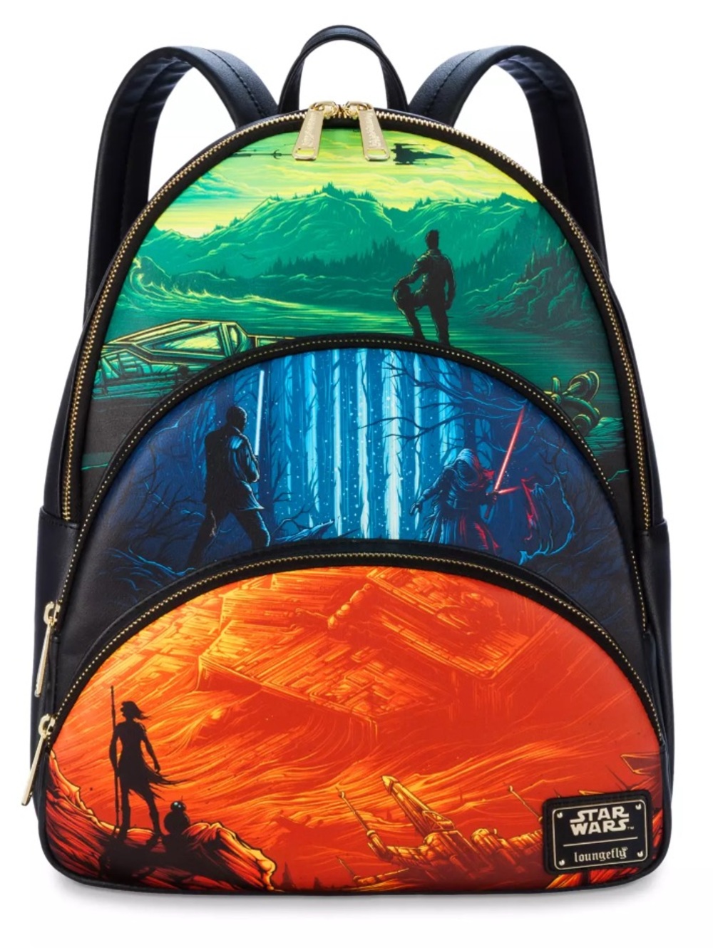 Loungefly Multicolor Star Wars Scene Backpack
